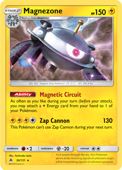 Magnezone 36/131 Pokémon card from Forbidden Light for sale at best price
