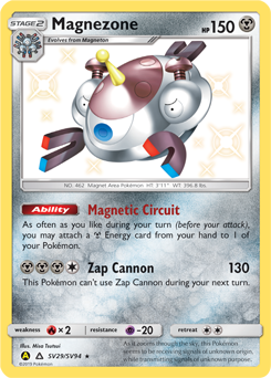 Magnezone SV29/SV94 Pokémon card from Hidden Fates for sale at best price