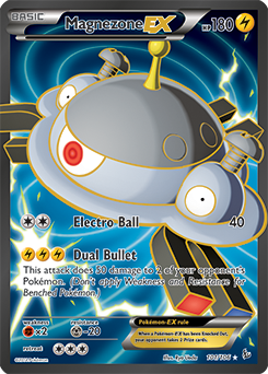 Full Art Pokémon Pokémon card Magnezone EX 101/106 from Flashfire expansion