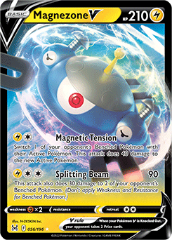 Magnezone V 056/196 Pokémon card from Lost Origin for sale at best price