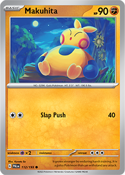 Makuhita 112/193 Pokémon card from Paldea Evolved for sale at best price