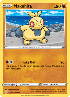 Makuhita 097/196 Pokémon card from Lost Origin for sale at best price