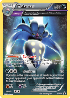 Promo Pokémon card Malamar XY58 from XY Promos expansion