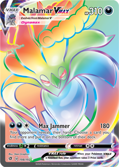 Malamar VMAX 198/192 Pokémon card from Rebel Clash for sale at best price