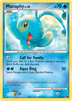 Carte Pokémon Manaphy 3/17 de la série POP 6 en vente au meilleur prix