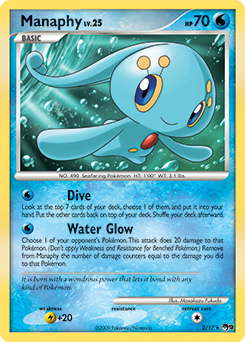 Carte Pokémon Manaphy 2/17 de la série POP 9 en vente au meilleur prix