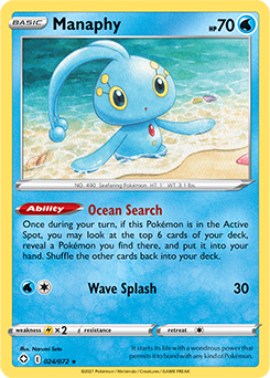 Manaphy 024/072 Pokémon card from Shining Fates for sale at best price