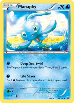 Manaphy 56/160 Pokémon card from Primal Clash for sale at best price