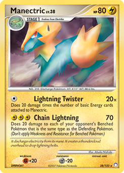 Manectric 28/123 Pokémon card from Mysterious Treasures for sale at best price