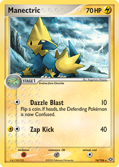 Manectric 16/106 Pokémon card from Ex Emerald for sale at best price