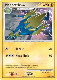 Carte Pokémon Manectric 44/99 de la série Arceus en vente au meilleur prix