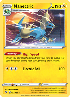 Manectric 052/185 Pokémon card from Vivid Voltage for sale at best price