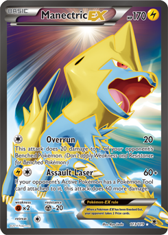 Manectric EX 113/119 Pokémon card from Phantom Forces for sale at best price