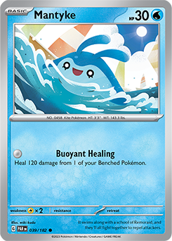 Mantyke 39/182 Pokémon card from Paradox Rift for sale at best price