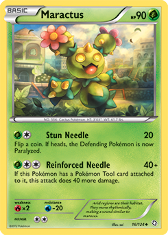 Maractus 16/124 Pokémon card from Dragons Exalted for sale at best price