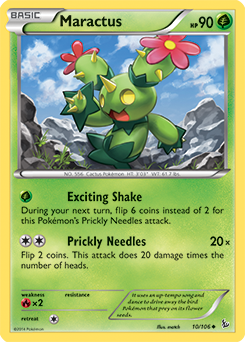 Maractus 10/106 Pokémon card from Flashfire for sale at best price