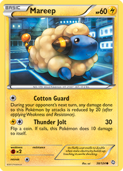 Mareep 38/124 Pokémon card from Dragons Exalted for sale at best price