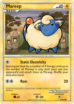 Mareep 73/123 Pokémon card from HeartGold SoulSilver for sale at best price