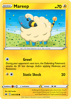 Mareep 47/198 Pokémon card from Chilling Reign for sale at best price