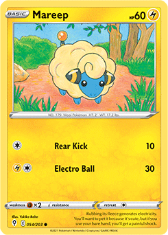 Mareep 54/203 Pokémon card from Evolving Skies for sale at best price