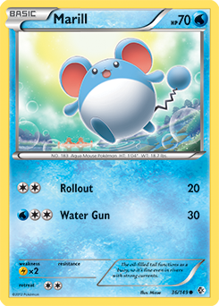 Marill 36/149 Pokémon card from Boundaries Crossed for sale at best price