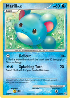 Marill 88/130 Pokémon card from Diamond & Pearl for sale at best price