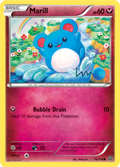 Marill 76/114 Pokémon card from Steam Siege for sale at best price