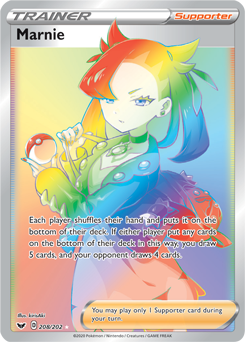Marnie 208/202 Pokémon card from Sword & Shield for sale at best price