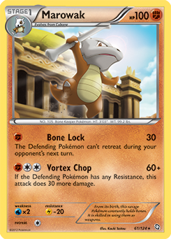 Marowak 61/124 Pokémon card from Dragons Exalted for sale at best price
