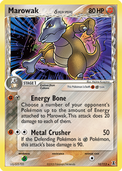 Marowak 10/113 Pokémon card from Ex Delta Species for sale at best price