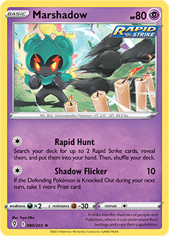 Marshadow 80/203 Pokémon card from Evolving Skies for sale at best price