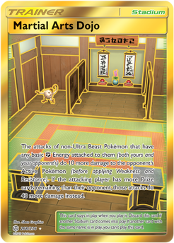 Martial Arts Dojo 268/236 Pokémon card from Cosmic Eclipse for sale at best price