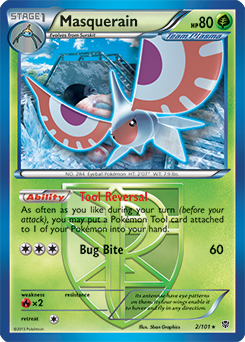 Masquerain 2/101 Pokémon card from Plasma Blast for sale at best price