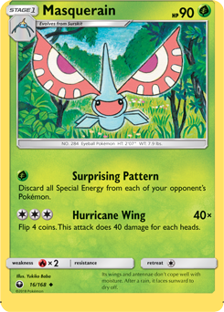 Masquerain 16/168 Pokémon card from Celestial Storm for sale at best price