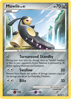 Rare Pokémon card Mawile 33/147 from Supreme Victors expansion