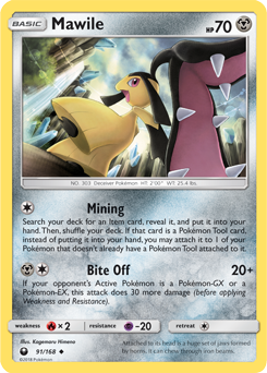 Mawile 91/168 Pokémon card from Celestial Storm for sale at best price