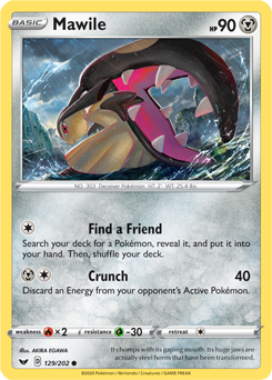 Mawile 129/202 Pokémon card from Sword & Shield for sale at best price