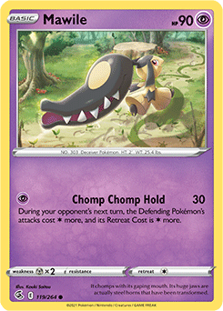 Mawile 119/264 Pokémon card from Fusion Strike for sale at best price