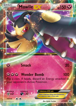 Promo Pokémon card Mawile EX XY103 from XY Promos expansion