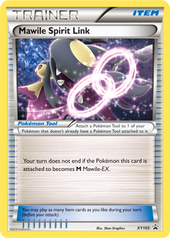 Promo Pokémon card Mawile Spirit Link XY105 from XY Promos expansion