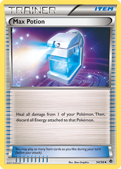 Max Potion 94/98 Pokémon card from Emerging Powers for sale at best price
