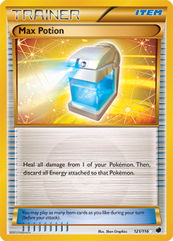 Max Potion 121/116 Pokémon card from Plasma Freeze for sale at best price