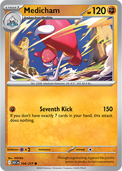 Carte Pokémon Communes Charmina 104/217 de la série Héros Transcendants