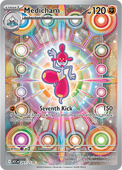 Carte Pokémon Illustration rare Charmina 241/217 de la série Héros Transcendants