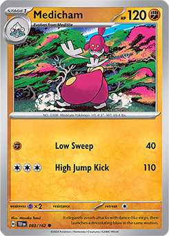 Medicham 83/162 Pokémon card from Temporal Forces for sale at best price