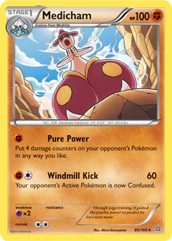 Medicham 80/160 Pokémon card from Primal Clash for sale at best price