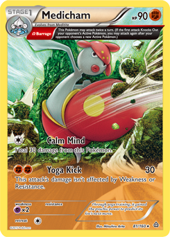Medicham 81/160 Pokémon card from Primal Clash for sale at best price