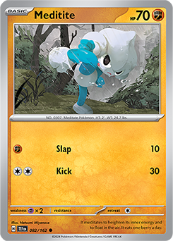 Meditite 82/162 Pokémon card from Temporal Forces for sale at best price
