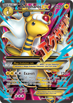 Mega Ampharos EX 88/98 Pokémon card from Ancient Origins for sale at best price