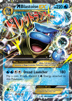 Mega Blastoise EX 18/83 Pokémon card from Generations for sale at best price